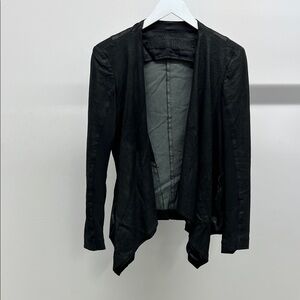 Donna Karan Black Leather Jacket